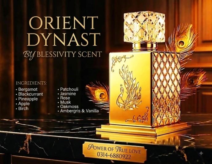 Orient Dynasty luxury perfume bottle
